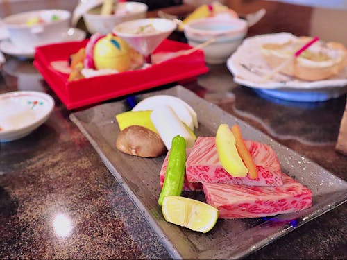 夕食の様子 和会席