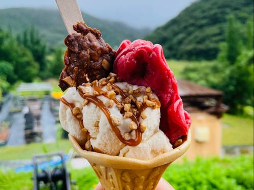 ジェラテリアでは作りたてを提供しています。