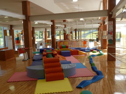 子育て交流施設「あそびあむ」も無料!子育てもしやすいです!