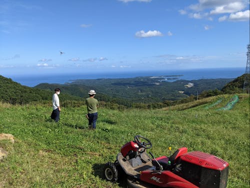 まちを一望できる田束山より