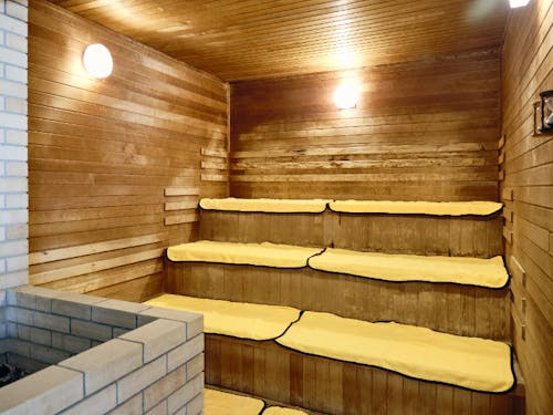 温泉にはサウナも完備しています。町内外のお客様に大好評!