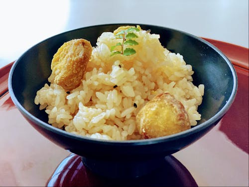 返礼品の栗ご飯