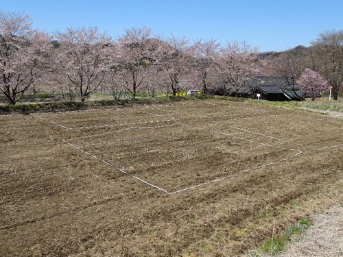 白河市の市民農園です。