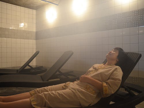 特徴ある三朝温泉「熱気浴」