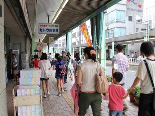 商店街で行ったイベントの様子