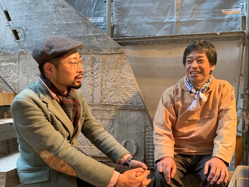 講師の山口純さんとゲスト講師の岡啓輔さん(蟻鱒鳶ル)