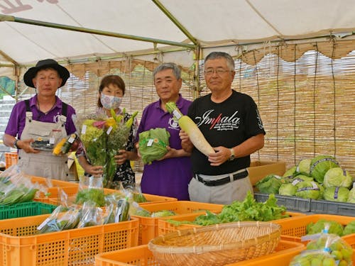 地元野菜の直売所