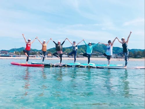 SUPヨガin若狭和田ビーチ