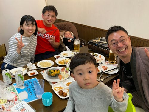 (奥)富良野で住込管理人をしてくれたカップルとその赤ちゃん