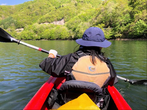 やっとカヌーの時期になりました!来町ついでに遊びに行ってください!