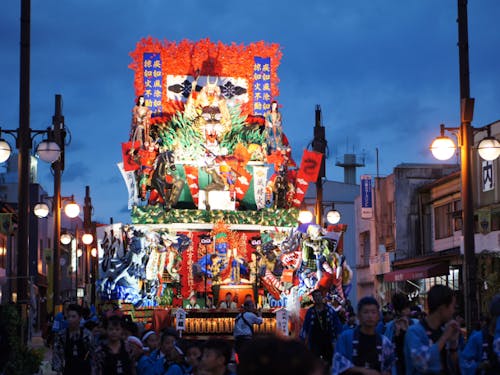 久慈秋まつりの様子