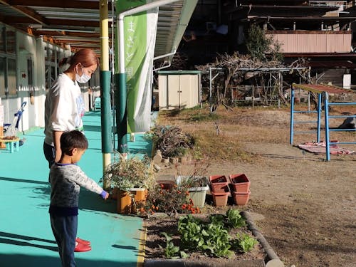 自然保育を親子で体験できます