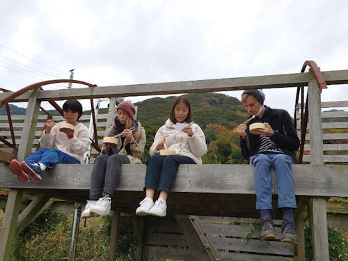 淡路の食材をたっぷり使ったお弁当タイム。