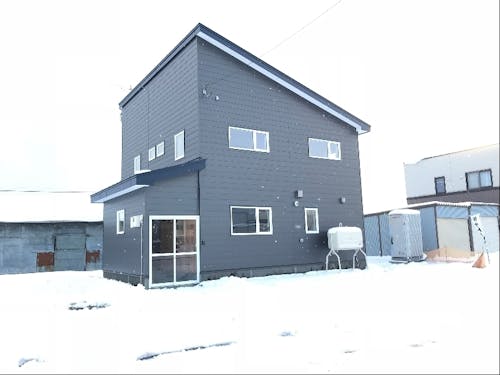 新築された住宅(外観)