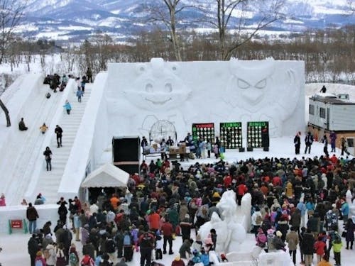 深川市の雪まつりの様子