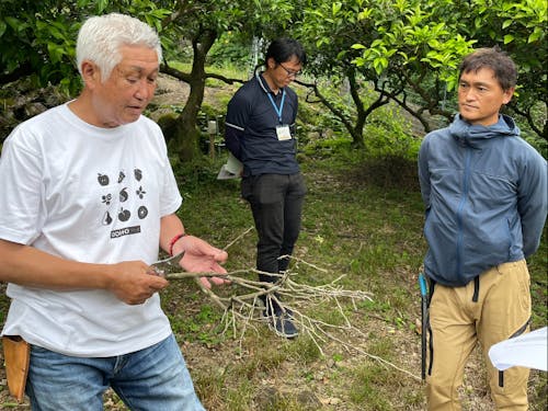 革新的な農法をいちから指導