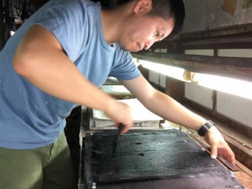 麻織物を世に、後世に伝える伝統工芸士の寺田さん