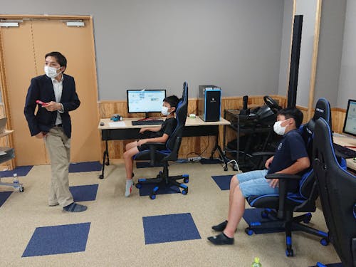 e スポーツ教室の様子①