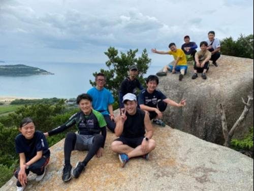 トレラン後の絶景(R4の様子)