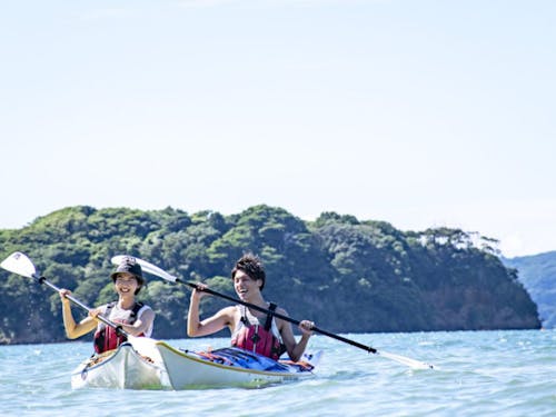 油谷湾シーカヤック体験