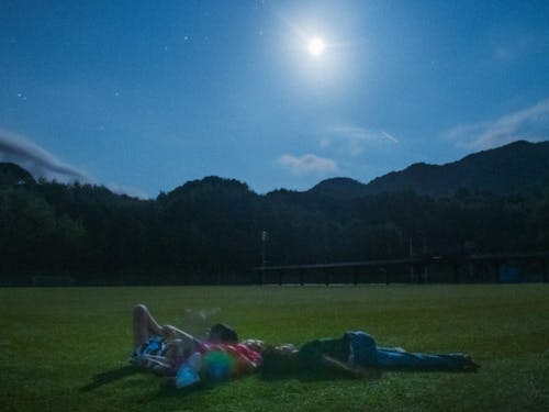 緑や星空が美しい俵山