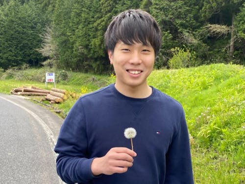 新庄村役場 総務企画課・稲田大知。千葉さんの頼もしいバディです。