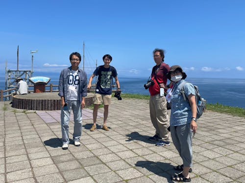 先輩隊員たち。移住情報発信するための取材として隣町へ。