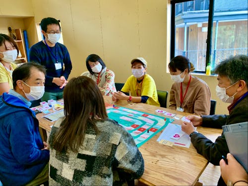 過去の移住人生ゲーム交流会の様子