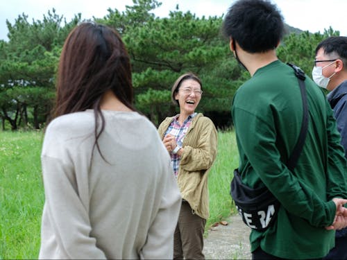 昨年度のプログラムの様子(伊平屋島)