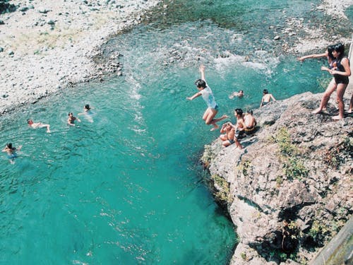 北山川支流小橡川。山だけでなく、清流も見所です。