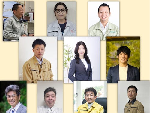 参加事業者10社の社長様、人事担当者様です!