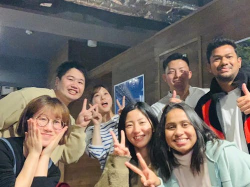 ゲストハウスにて