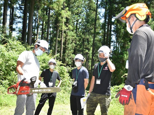林業現場の見学