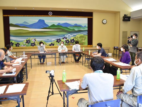 フォレストワーカーとの意見交換会の様子