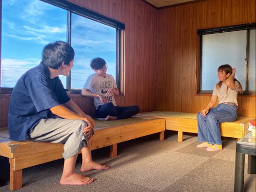 長期滞在に来た方との交流