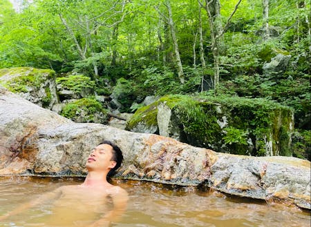 熊石地域にある野湯「熊の湯」他にも3つの温泉施設が地域内にあります。