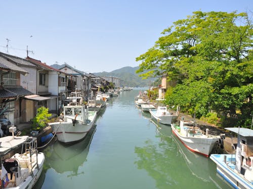 日本のヴェネツィアと呼ばれる舞鶴吉原の風景