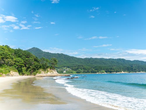 大槌町は海と山が近く、青と緑のコントラストがとても綺麗です◎