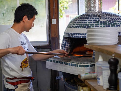 海沿いにオープンしたピザ屋さん