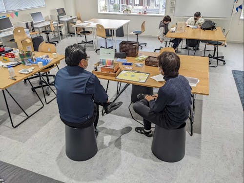 長門市しごとセンター内の教室