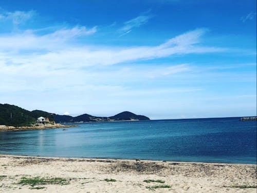 穏やかな瀬戸内の海 美濃が浜