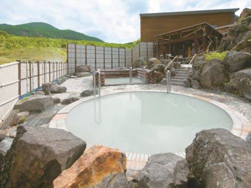 「雪秩父」の露天風呂