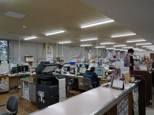 勤務場所となる役場産業振興課