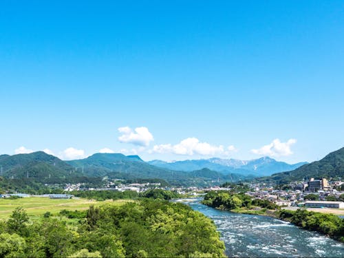 山、川、空気が綺麗な地域です!
