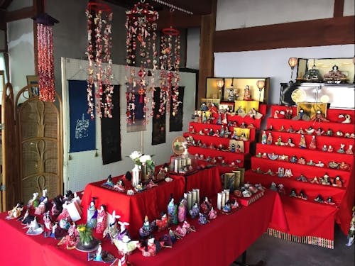 1階 ひなまつり展の様子