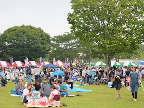 二ツ沼総合公園で行われるイベントの様子