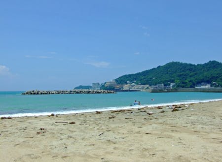 海辺の風景①〜和歌山市：片男波海水浴場〜