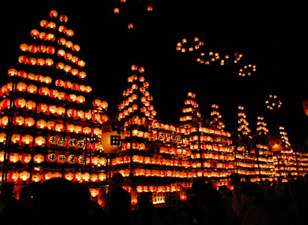 松川町提灯祭りの様子※ツアー2日目に実際に見に行きます！