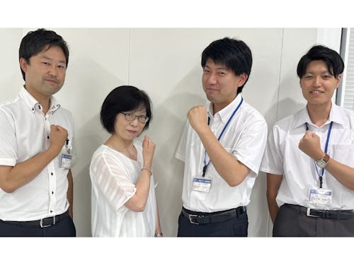 まちづくり政策課の職員 佐山さん、犬飼さん、瀬戸さん、佐藤さん