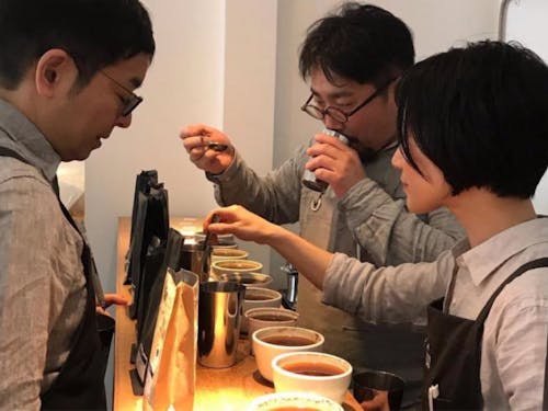 第1回講義のテーマは、豆ごとの違いを知る、です